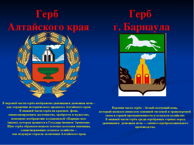 Мое Отечество: Государственная символика России и Алтайского края
